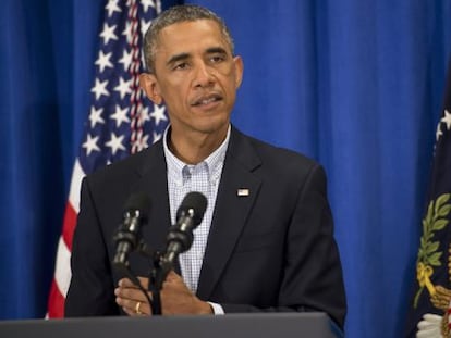 Barack Obama habla sobre los disturbios en Ferguson (Misuri).