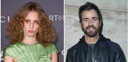 Petra Collins y Justin Theroux.