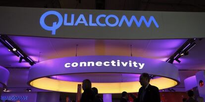 Stand de Qualcomm en el Mobile World Congress de Barcelona