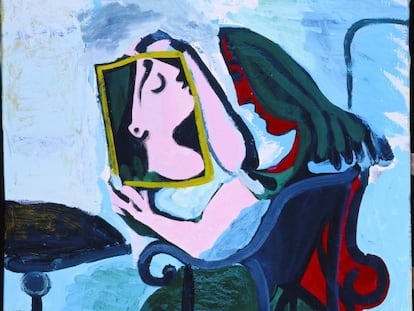 'Mujer con espejo' de Pablo Picasso.