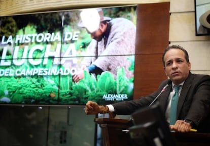 El senador de Polo Democrático Alexander López Maya