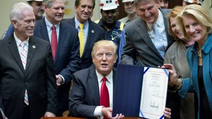 El presidente de los Estados Unidos, Donald Trump