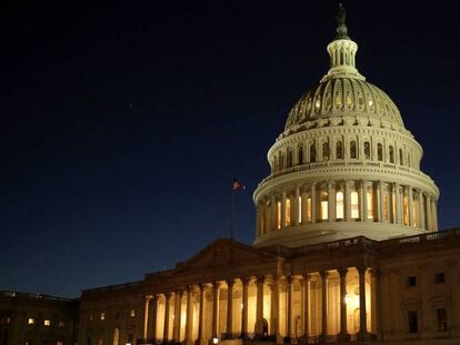 Capitolio de EE UU, sede del Congreso, en Washington.