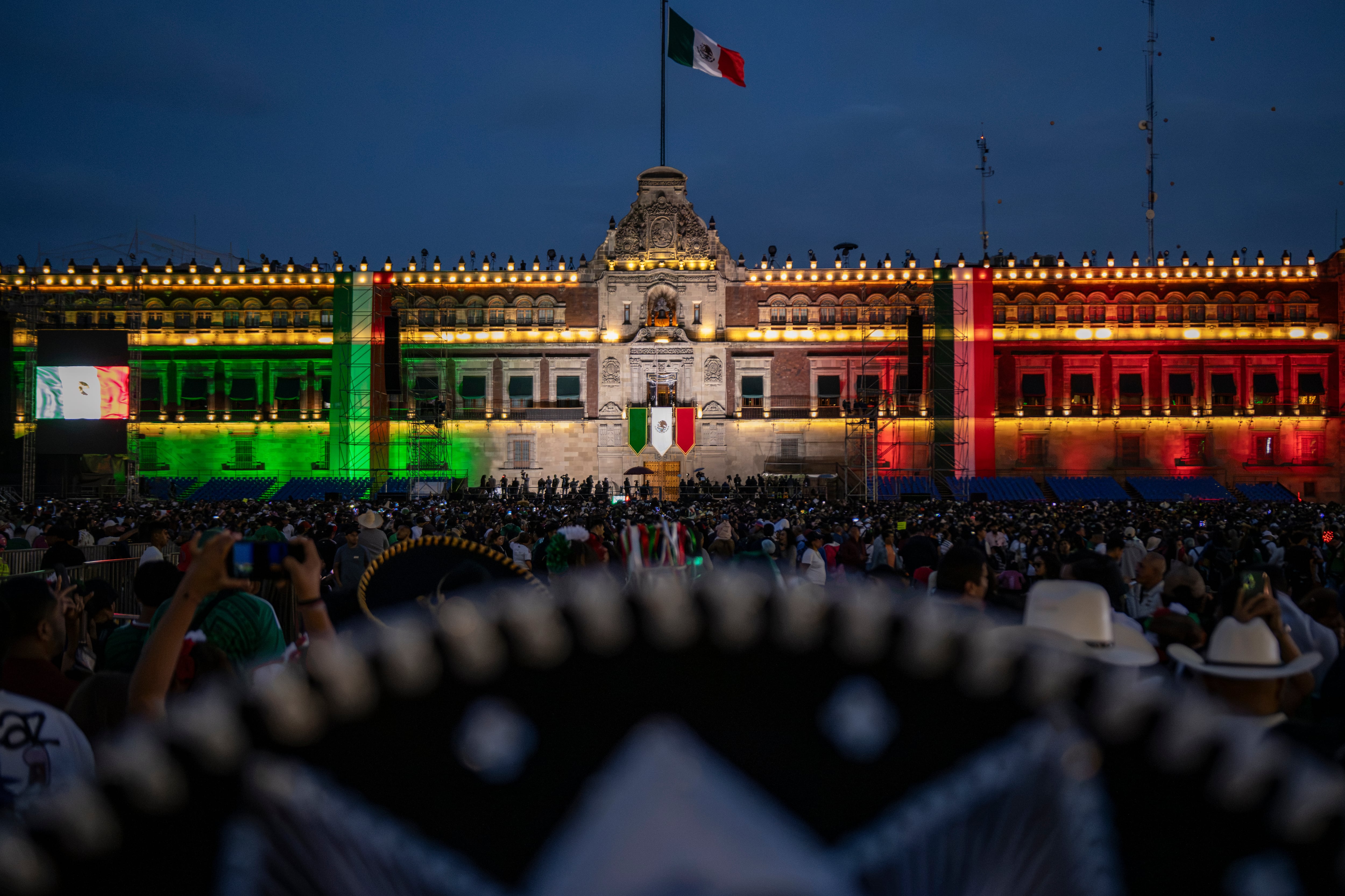 Claudia Sheinbaum defiende la soberanía nacional de México en su segundo Grito de Independencia