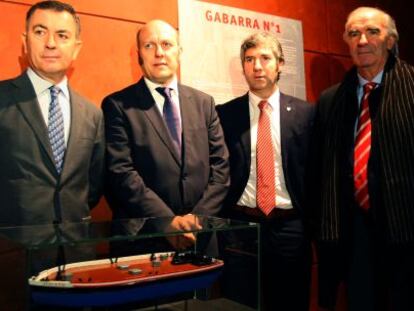 Una exposición recuerda las glorias del Athletic alrededor de la gabarra