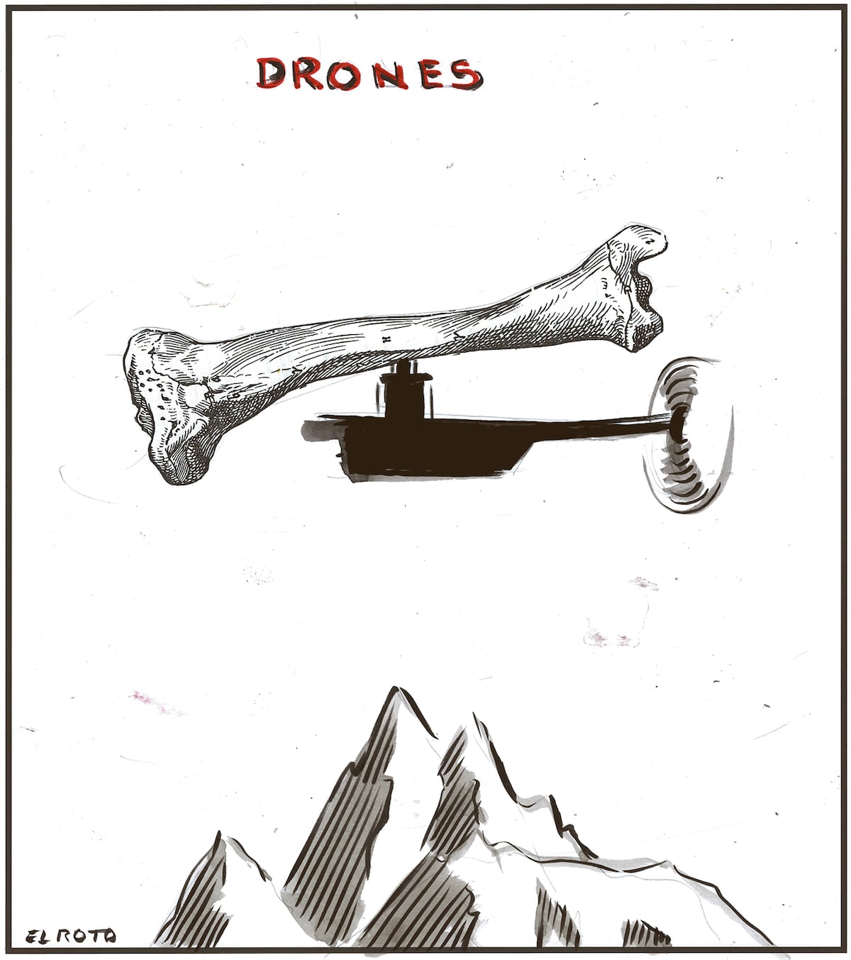 El Roto: drones
