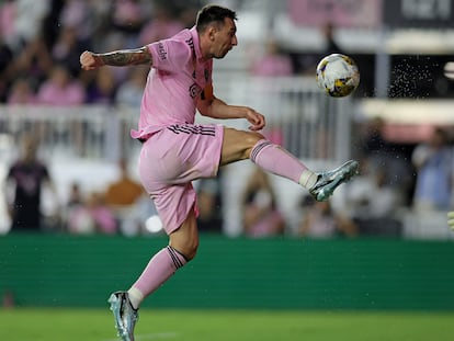 Inter Miami forward Lionel Messi in action against Toronto FC.