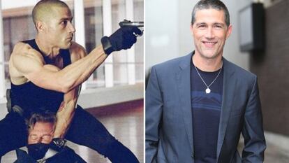 Matthew Fox se hizo famoso por su papel de Jack en la serie 'Perdidos'. Desde entonces ha hecho apenas media docena de películas, pero para la película 'En la mente del asesino', en 2012, se convirtió en un musculoso y rapado asesino llamado Picasso que le dejó completamente irreconocible.