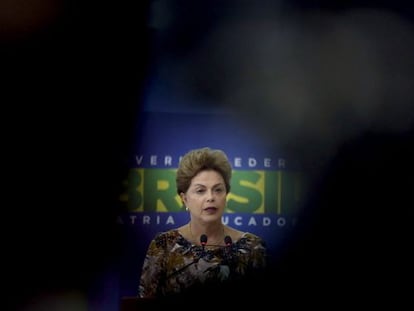 A presidenta Rousseff no dia 17, em Bras&iacute;lia.