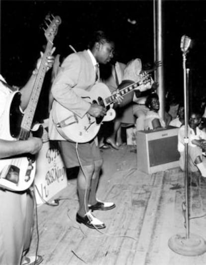 B. B. King, en su juventud.