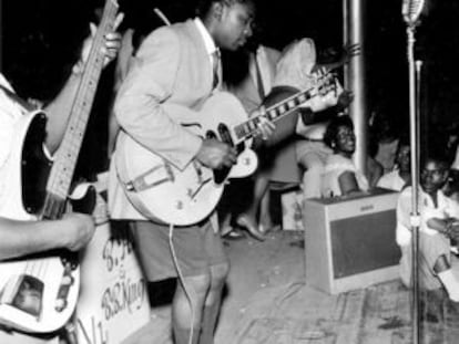 B. B. King, en su juventud.