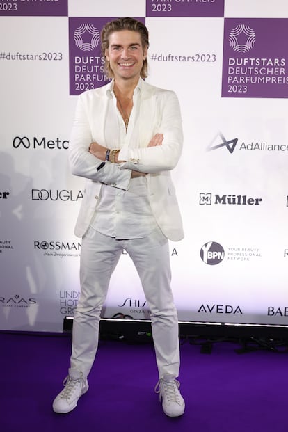 Jeremy Fragrance poses at the Duftstars gala in November 2023, in Düsseldorf. 