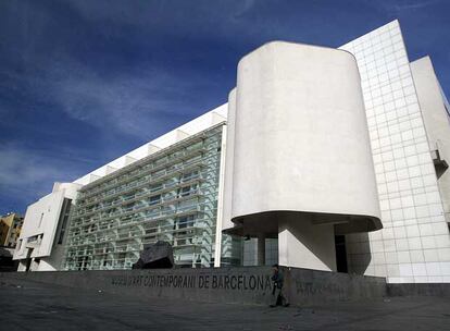 Edificio del Macba, en Barcelona.