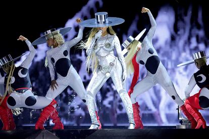El vestuario de Beyoncé está siendo un despliegue de firmas y diseños a medida. En la imagen, en Chicago, el pasado 22 de julio.