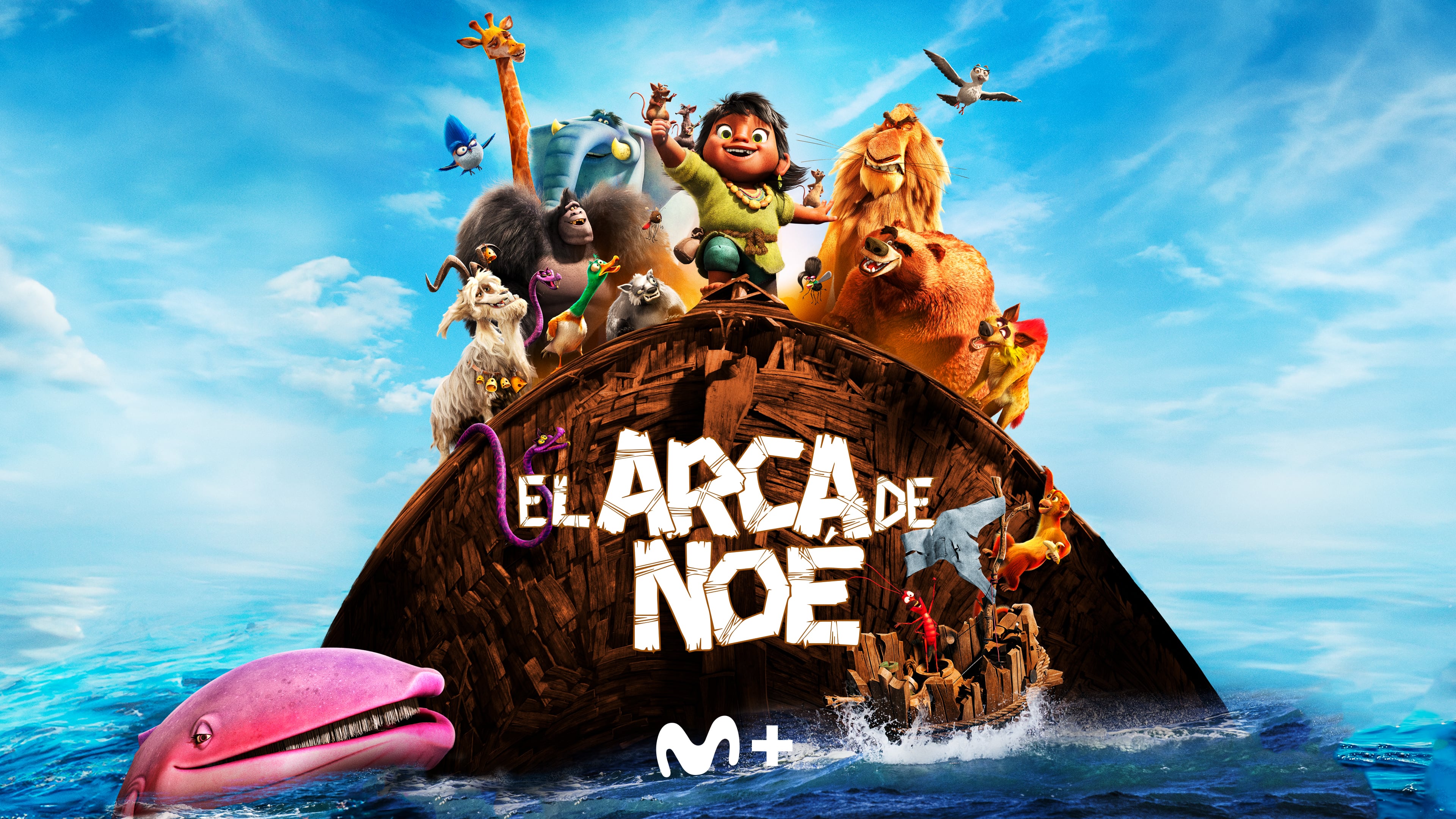 Imagen promocional de la película infantil 'El arca de Noé'.