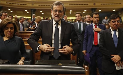 El presidente del Gobierno en funciones, Mariano Rajoy. 