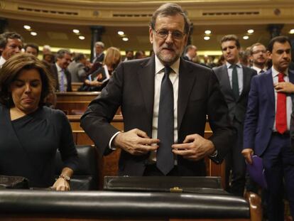 El presidente del Gobierno en funciones, Mariano Rajoy. 