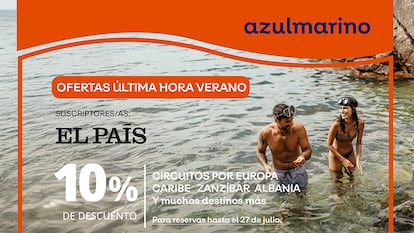 Disfruta de un 10% de descuento exclusivo con la agencia de viajes azulmarino.