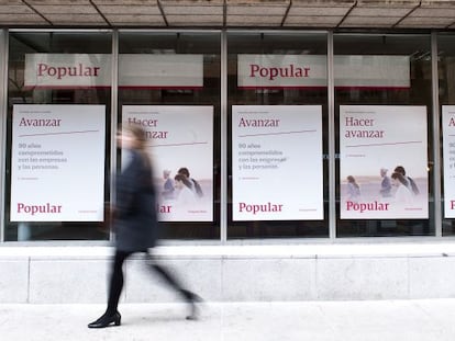 Una de las sucursales de Banco Popular. 