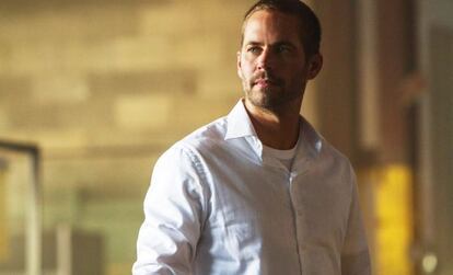 Paul Walker, en una escena de la cinta 'A todo gas'.