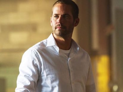 Paul Walker, en una escena de la cinta 'A todo gas'.