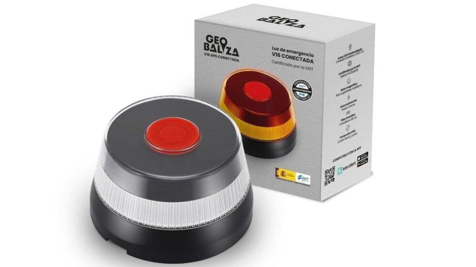 Luz de emergencia V-16 para el coche homologada por la DGT.