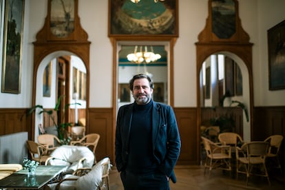 Luis Arroyo, tras la entrevista.