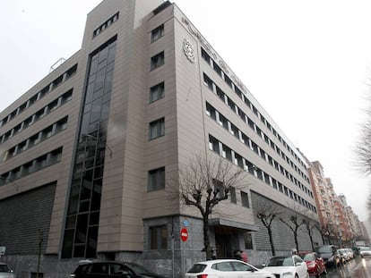 Fachada del colegio Pureza de María, en pleno centro de Bilbao.