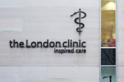 Fachada del centro médico London Clinic, donde fue ingresada Kate Middleton, el 17 de enero. 