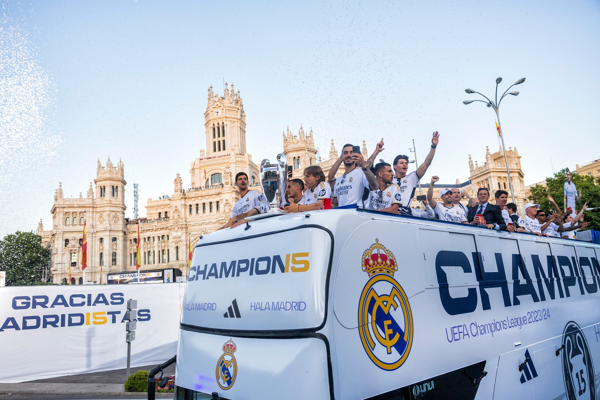 La celebración del Real Madrid por la Champions, en imágenes | Fotos ...