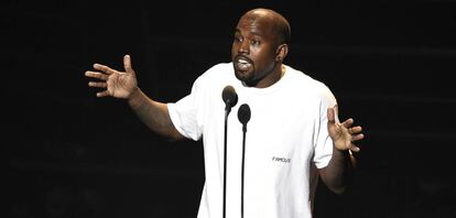 Kanye West, en los premios MTV Video Musicen el Madison Square Garden de New York en agosto de 2016.