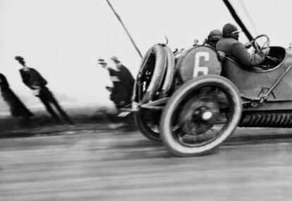'El Grand Prix de Francia, circuito de Dieppe, Normandía' (1912).