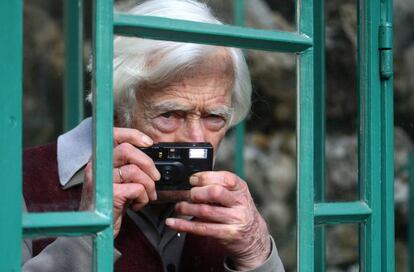 El fot&oacute;grafo Marc Riboud a los 85 a&ntilde;os.