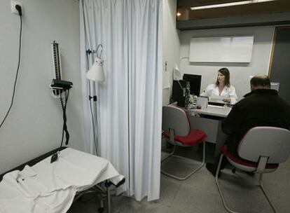 Consulta en el centro de salud de Goya en la calle de O'Donell, 55.
