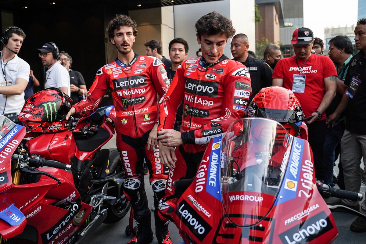 El Mundial de MotoGP es cosa de las Ducati de Pecco Bagnaia y Marc ...