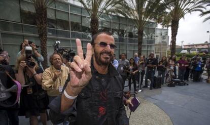 Ringo Starr, este martes en Hollywood.