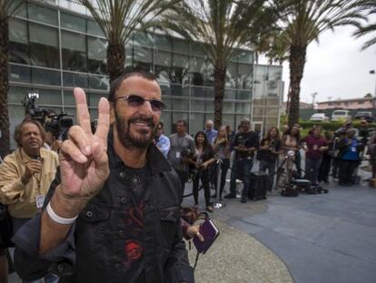 Ringo Starr, este martes en Hollywood.