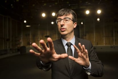 O comediante John Oliver, apresentador de ‘Last Week Tonight’.