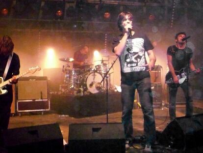 Bertrand Cantat, durante su actuación en Bègles.