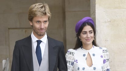 Christian de Hannover y Alessandra de Osma, en una boda en París en octubre de 2019.