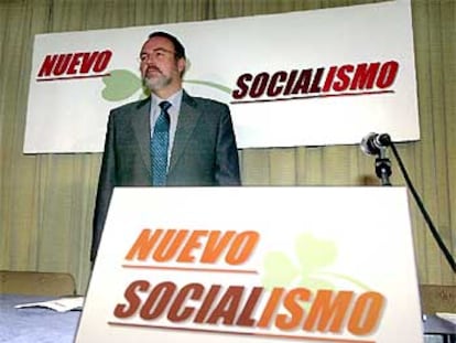 Eduardo Tamayo, durante el acto de presentación de su partido.