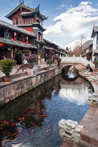 Lijiang, ciudad antigua declarada Patrimonio de la Humanidad.