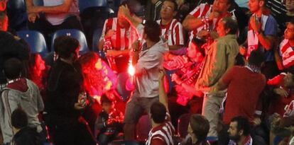 Una belgala le cae a un niño en el Calderón.