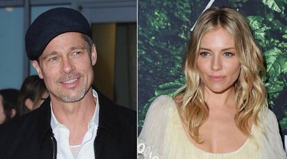 Los actores Brad Pitt y Sienna Miller, en el estreno de &#039;The Lost City Of Z&#039;.