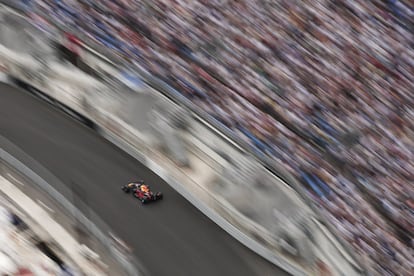 El coche Red Bull de Daniel Ricciardo durante el Gran Premio de de Fórmula 1 de Mónaco, el 27 de mayo de 2018.