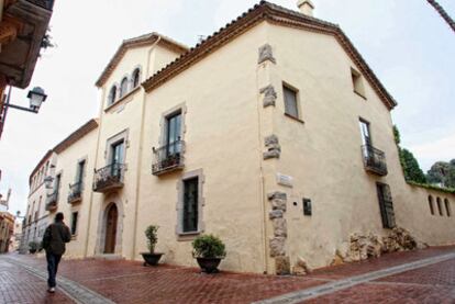 La casa que ha vendido la familia Prenafeta, en el centro de Begur.