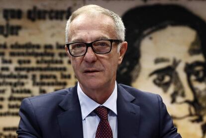 El ministro de Cultura y Deporte, José Guirao, durante una comparecencia en el Senado.