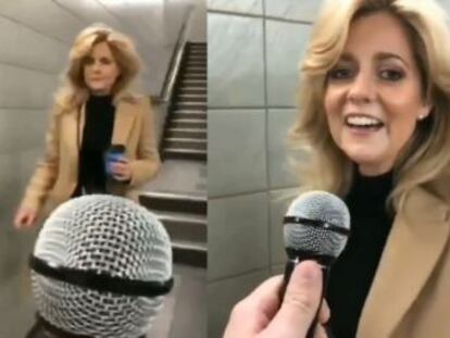 La escena tuvo lugar en el metro de Londres