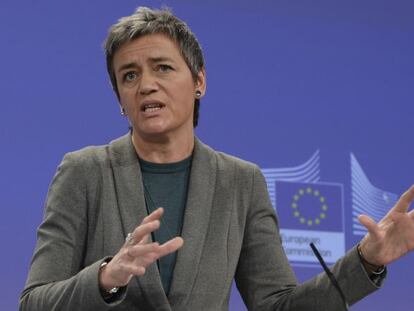 La comisaria europea de Competencia, Margrethe Vestager.