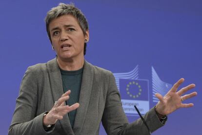 La comisaria europea de Competencia, Margrethe Vestager.